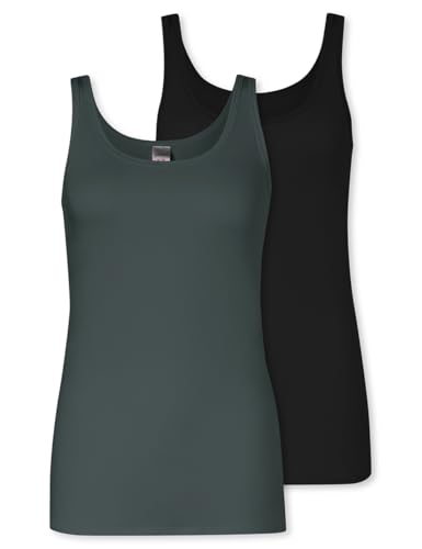 Schiesser Damen 2 Pack Trägertop Unterhemd - Modal Essentials Schiesser Damen 2 Pack Trägertop Unterhemd - Modal Essentials von Schiesser