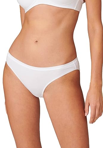 Schiesser Damen 2 Pack Mini Slip Bio Baumwolle - 95/5 Organic Unterwäsche, Weiß_174294, 38 EU von Schiesser