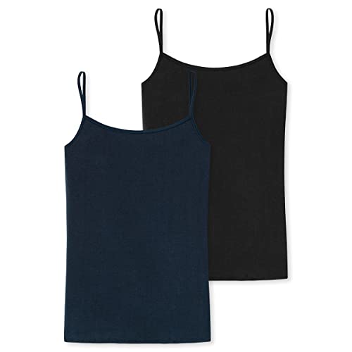 Schiesser Damen Spaghettitop 2199 Unterwäsche, Sortiert 1 (1), 40 (2er Pack) von Schiesser