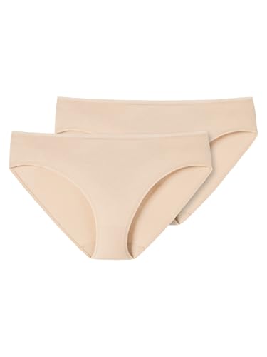 Schiesser Damen 2 PACK Tai Slip Bio Baumwolle - 95/5 Organic von Schiesser