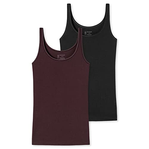 Schiesser Damen Essential Trägertop 3035 Unterwäsche, Sortiert 2, 38 von Schiesser