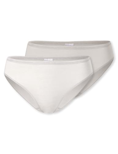 Schiesser Damen 3 Pack Brazilian Slip Unterwäsche mit Spitze - Modern Multipacks, Sortiert 3_182905, 42 von Schiesser
