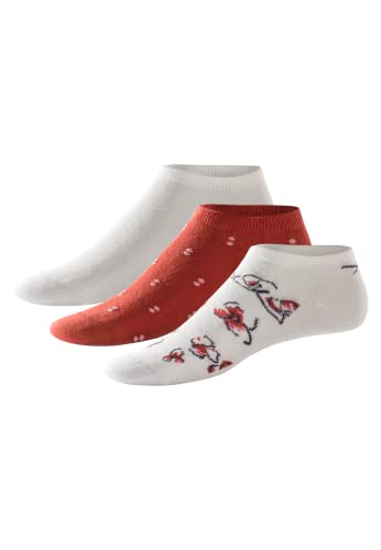 Schiesser Damen 3 Pack Damensneaker Lässige Socken, Mehrfarbig 1, 39/42 von Schiesser