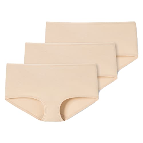 Schiesser Damen 3 Pack Panty Shorts Bio Baumwolle-95/5 Organic Unterwäsche, Haut_174392, 44 (3er Pack) von Schiesser