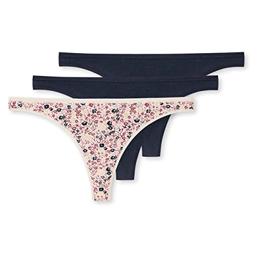 Schiesser Damen 3PACK String Unterwäsche, Mehrfarbig 2, 42 von Schiesser