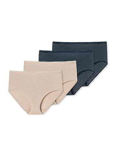 Schiesser Damen 4er Pack Tai-Slip Modal Essentials - Mix - Größe 42 von Schiesser