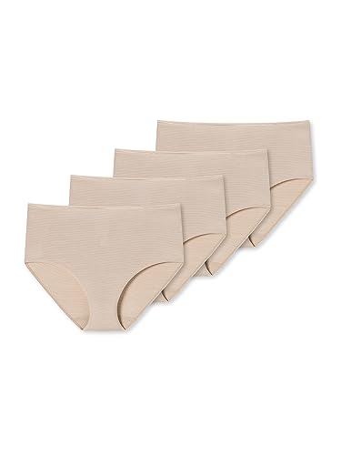 Schiesser Damen 4er Pack Tai-Slip Modal Essentials - Sand - Größe 48 von Schiesser