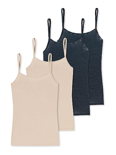 Schiesser Damen 4er Spaghettitop Modal Essentials - Mix - Größe 40 von Schiesser