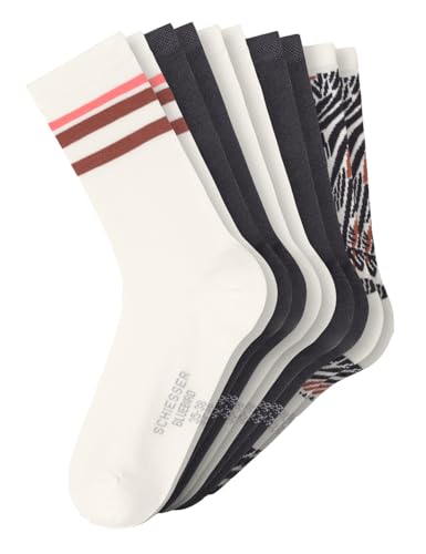 Schiesser Damen 5 PACK Socken Strümpfe Multipack - Stay Fresh, Schwarz_182900, 46-48 von Schiesser