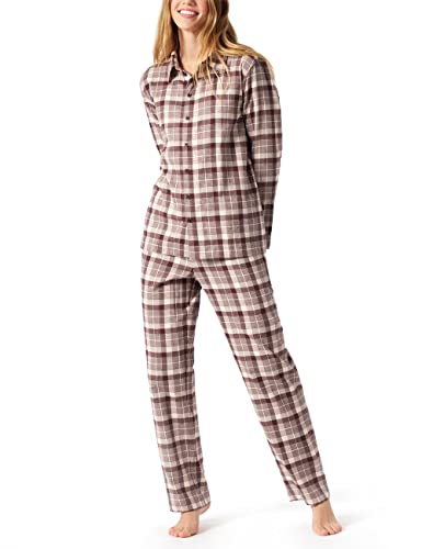 Schiesser Damen Anzug Lang 1 Pyjamaset, Pfirsich, 46 von Schiesser
