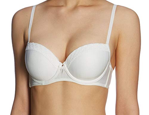 Schiesser Damen BH 114834-403, Gr. 80A, Weiß (403-sekt) von Schiesser