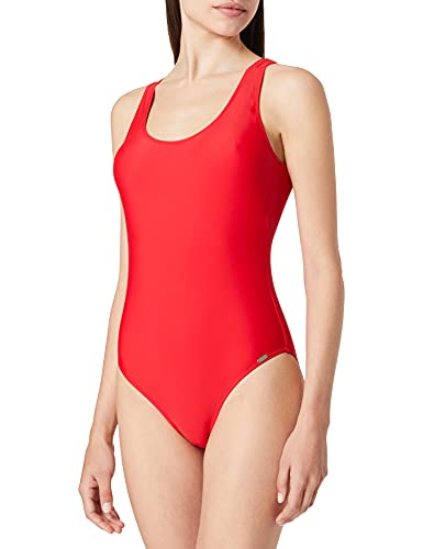 Schiesser Damen Badeanzug, rot, 36 von Schiesser