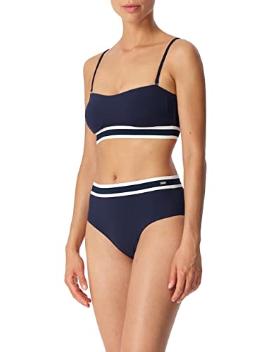 Schiesser Damen Bandeau Bikini-Set, dunkelblau, XS von Schiesser