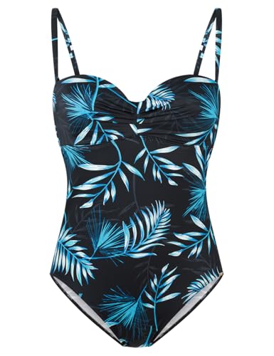 Schiesser Damen Bandeau - Mix & Match Swim Badeanzug, Multicolor 3_182693, 38 / B EU von Schiesser