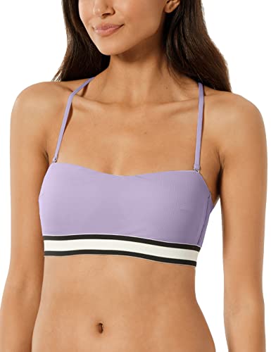 Schiesser Damen Bandeau Top Bikini, Flieder, S von Schiesser