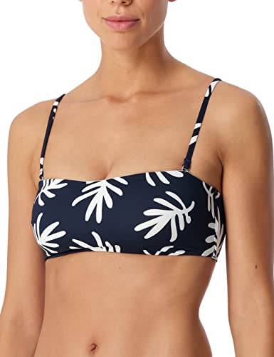 Schiesser Damen Bandeau Top Bikini, dunkelblau-gem, M von Schiesser
