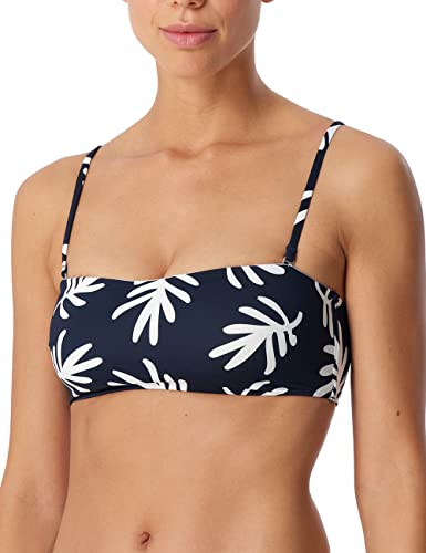 Schiesser Damen Bandeau Top Bikini, dunkelblau-gem, S von Schiesser