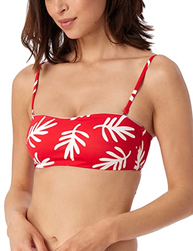 Schiesser Damen Bandeau Top Bikini, rot, L von Schiesser