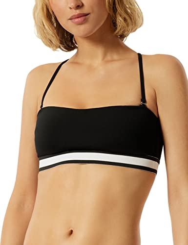 Schiesser Damen Bandeau Top Bikini, schwarz, XS von Schiesser