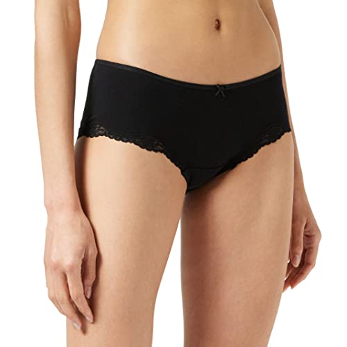 Schiesser Damen Bikini Hipster Bikinislip, Schwarz (Schwarz 000), 34 von Schiesser