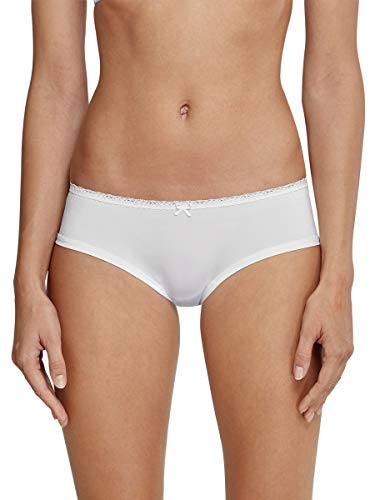 Schiesser Damen Bikini Hipster Bikinislip, Weiß (Weiss 100), 42 von Schiesser