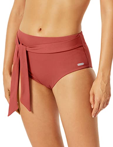 Schiesser Damen Bikinihose High Waist Bikini-Unterteile, Terracotta, L von Schiesser