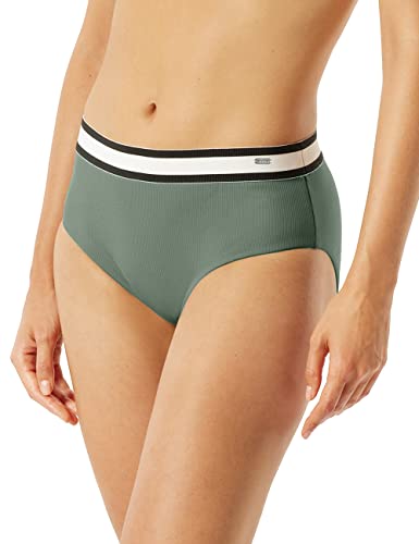 Schiesser Damen Bikinihose Midi Bikini-Unterteile, Khaki, XS von Schiesser