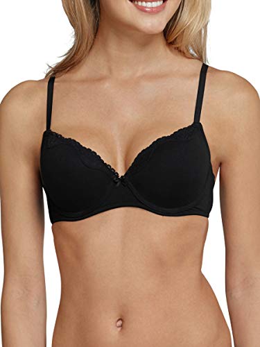 Schiesser Damen Bügel Schale BH, Schwarz (Schwarz 000), 75A von Schiesser