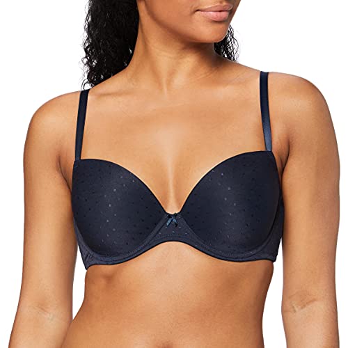 Schiesser Damen Bügel Schale BH, Blau (Nachtblau 804), 75B von Schiesser