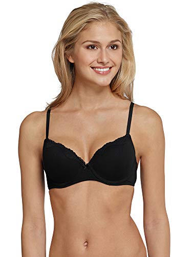 Schiesser Damen Bügel Schale BH, Schwarz (Schwarz 000), 70B von Schiesser