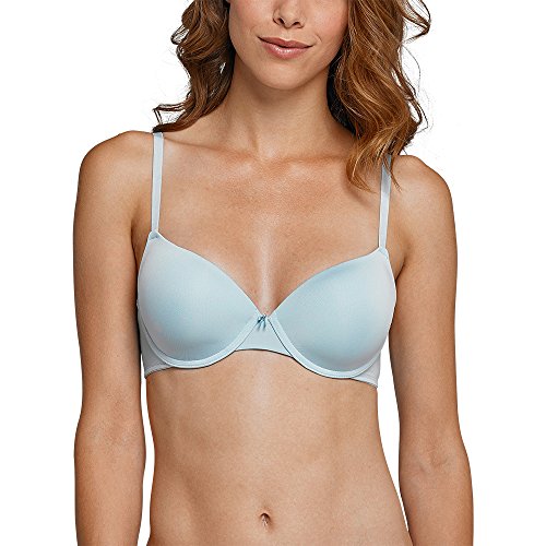 Schiesser Damen Bügel Schale BH, Blau (Aqua 833), 75C von Schiesser