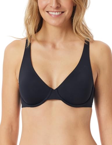 Schiesser Damen Bügel geformten Cups-Unique Micro BH, schwarz_181126, 70C von Schiesser