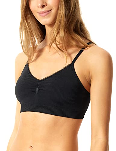 Schiesser Damen Bustier, schwarz, L von Schiesser