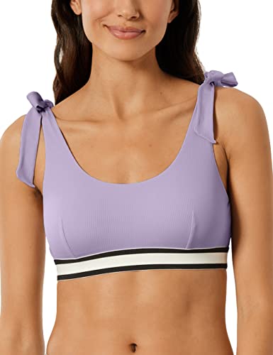 Schiesser Damen Bustier Top Bikini, Flieder, XS von Schiesser