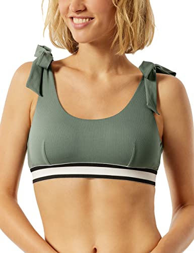 Schiesser Damen Bustier Top Bikini, Khaki, M von Schiesser