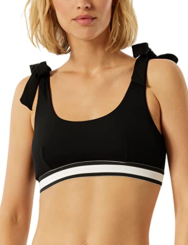 Schiesser Damen Bustier Top Bikini, schwarz, S von Schiesser