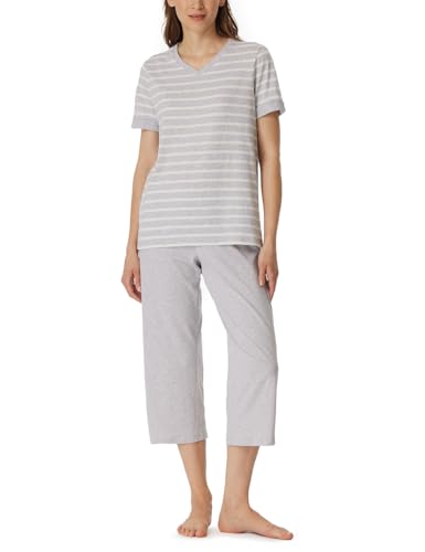 Schiesser Damen Casual Essentials Pyjamaset, Silbergrau-Mel._181254, 36 EU von Schiesser