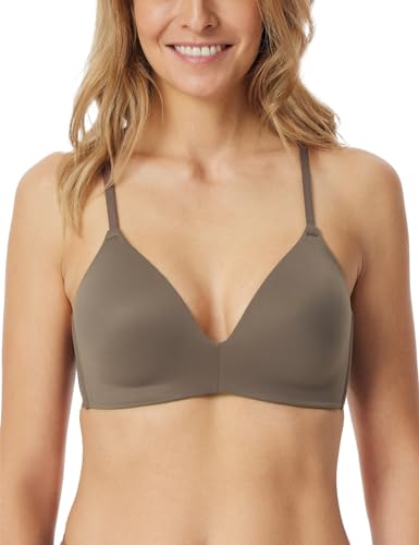 Schiesser Damen BH gepaddet ohne Bügel - Invisible Soft, Taupe_181765, 70C von Schiesser