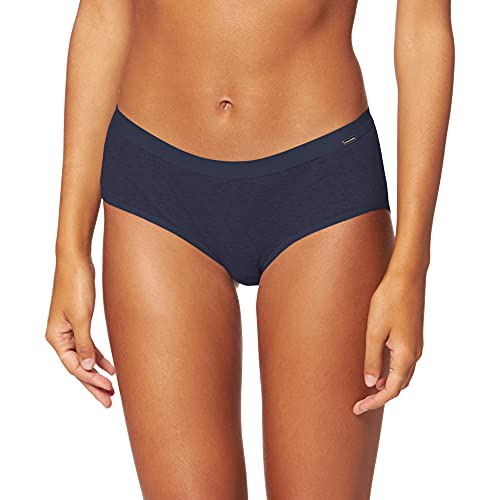 Schiesser Damen Panty Naturschönheit Hipster, Blau (Nachtblau 804), 46 von Schiesser