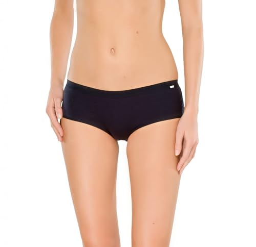 Schiesser Damen Panty Naturschönheit Hipster, Blau (Nachtblau 804), 46 von Schiesser