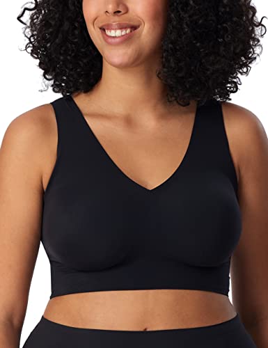 Schiesser Damen nahtloses Bustier mit herausnehmbaren Pads - Invisible Soft, schwarz_170364, 36 von Schiesser