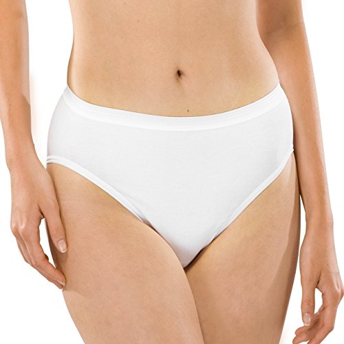 Schiesser Damen Jazz Pant Luxury 2er Pack, Farbe:Weiß (100);Größe:42 (XL) von Schiesser