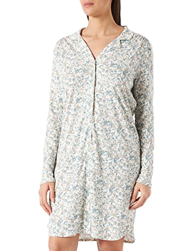 Schiesser Damen Langarm Nachthemd, Hellblau, 38 Schiesser Damen Langarm Nachthemd, Hellblau, 38 von Schiesser