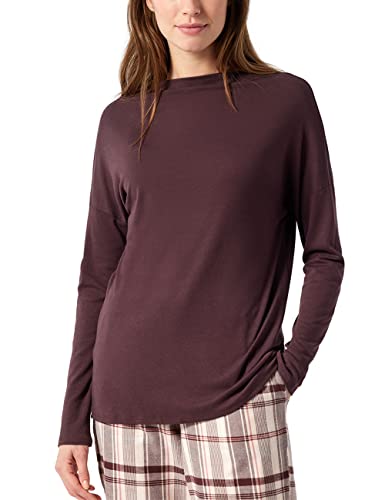 Schiesser Damen Langarmshirt Pyjamaoberteil, apricot, 38 von Schiesser