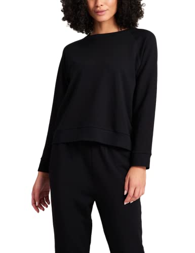 Schiesser Damen Langarmshirt Pyjamaoberteil, schwarz, 34 von Schiesser