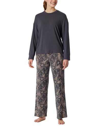 Schiesser Damen Langer Schlafanzug Pyjama Lang - 181226, Größe Damen:40, Farbe:Mehrfarbig von Schiesser