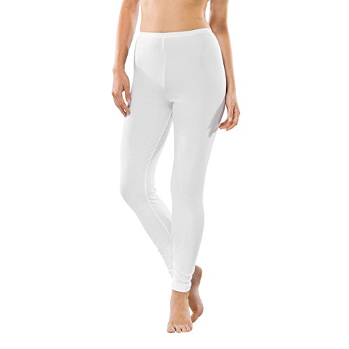Schiesser Damen Leggings Luxury 2er Pack, Farbe:Weiß (100);Größe:38 (M) von Schiesser