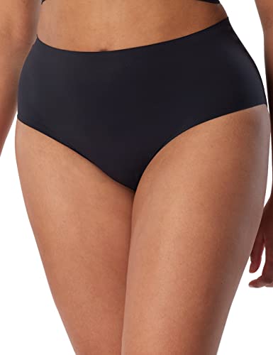 Schiesser Damen Maxislip - Invisible Soft Unterwäsche, Schwarz_166916, 46 EU von Schiesser