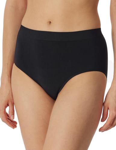 Schiesser Damen Maxislip Nahtlos - Classic Seamless Unterwäsche, Schwarz_181108, 3XL EU von Schiesser