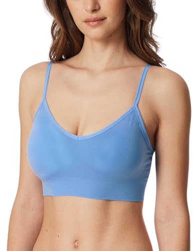 Schiesser Damen Maxislip nahtlos-Invisible Soft BH, hellblau_181102, M von Schiesser